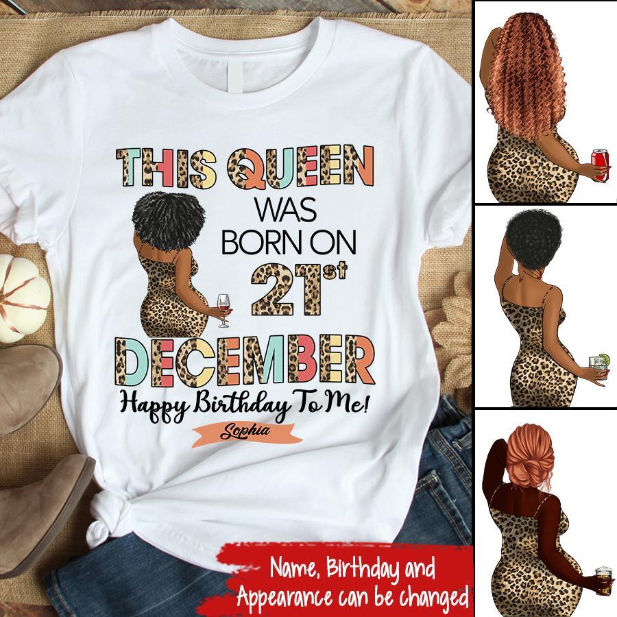 December Birthday Shirt, Custom Birthday Shirt, Queens Born In December, December Birthday Shirts For Woman, December Birthday Gifts