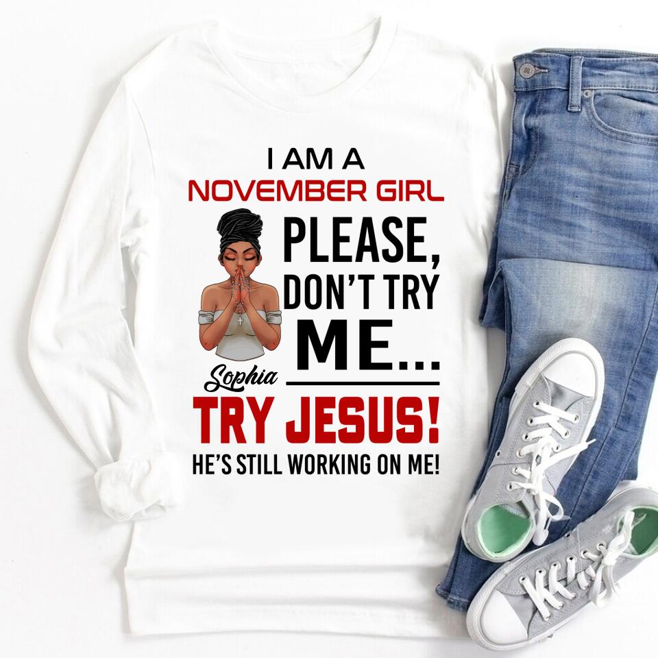 Custom November Birthday Shirt For Woman, Queens are Born In November Gifts, Melanin Afro Woman Shirt, Black Girl Tee, Afro Queen Gift