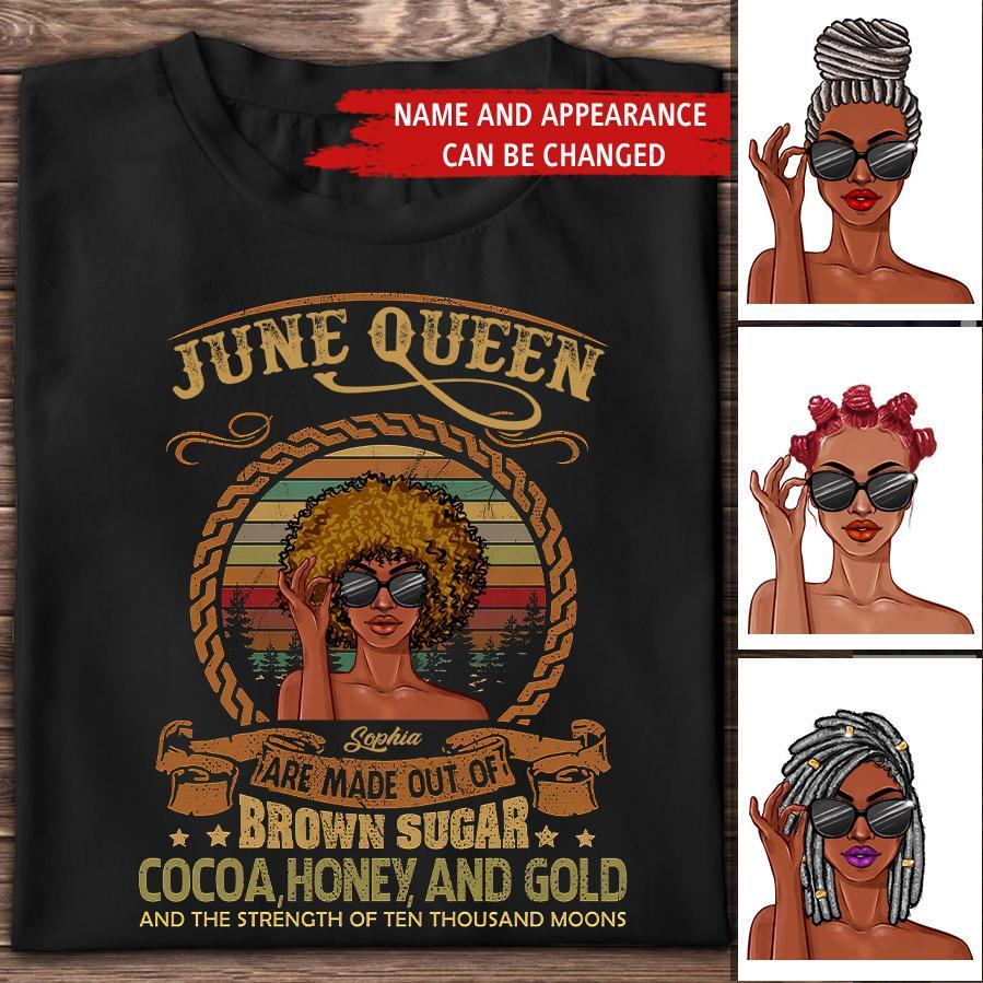 June Birthday Shirt, Custom Birthday Shirt, Queens Born In June, June Birthday Shirts For Woman, June Birthday Gifts