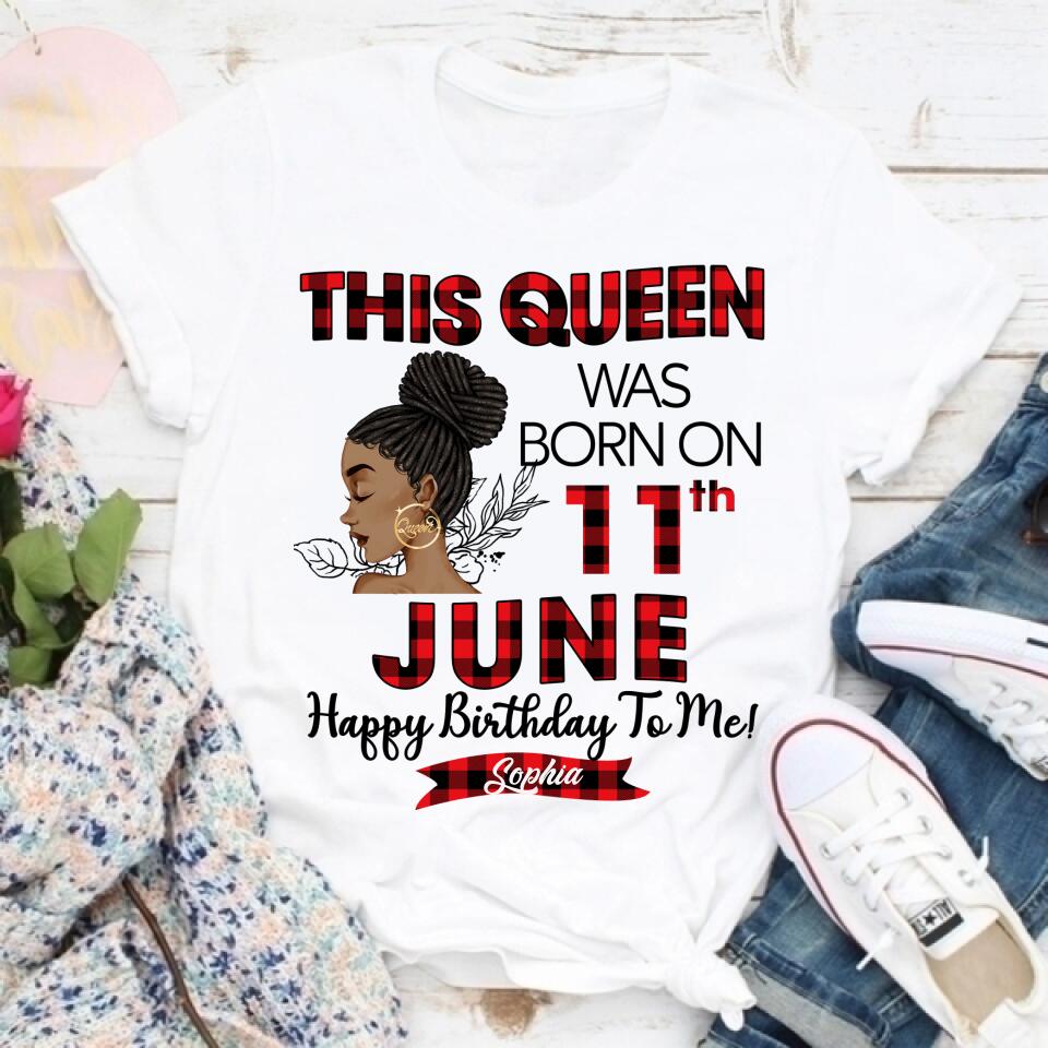 June Birthday Shirt, Custom Birthday Shirt, Queens Born In June, June Birthday Shirts For Woman, June Birthday Gifts