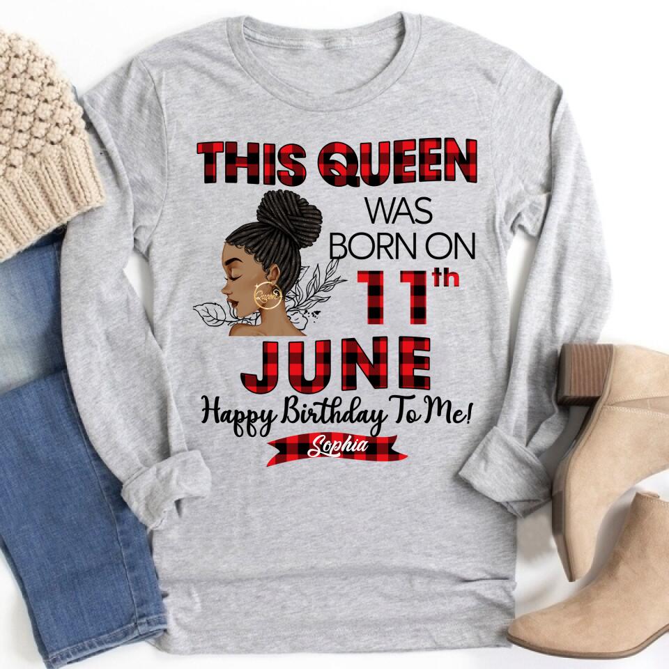 June Birthday Shirt, Custom Birthday Shirt, Queens Born In June, June Birthday Shirts For Woman, June Birthday Gifts