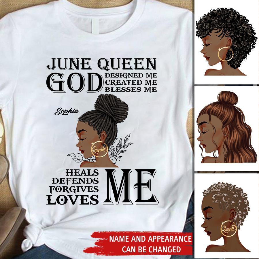 June Birthday Shirt, Custom Birthday Shirt, Queens Born In June, June Birthday Shirts For Woman, June Birthday Gifts