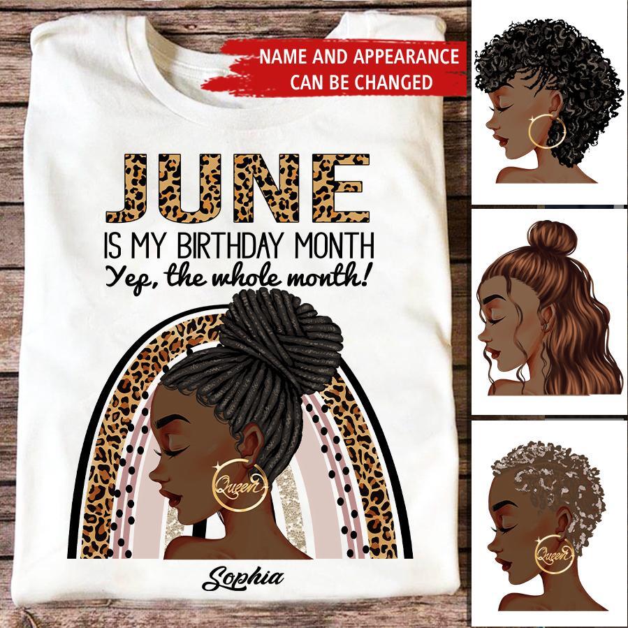 June Birthday Shirt, Custom Birthday Shirt, Queens Born In June, June Birthday Shirts For Woman, June Birthday Gifts