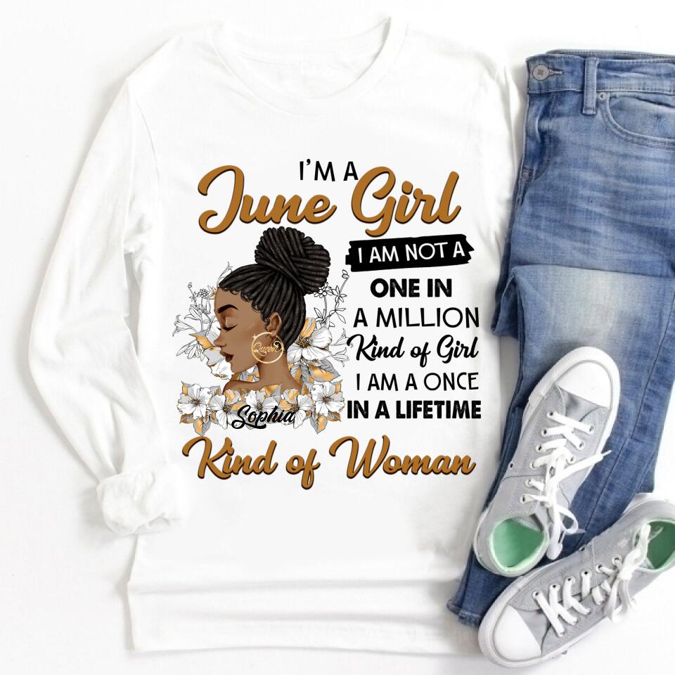 June Birthday Shirt, Custom Birthday Shirt, Queens Born In June, June Birthday Shirts For Woman, June Birthday Gifts