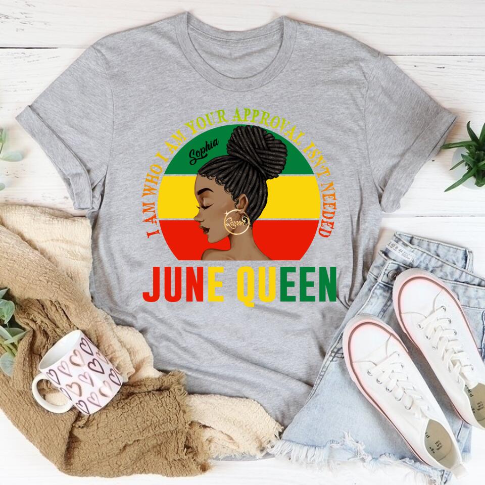 June Birthday Shirt, Custom Birthday Shirt, Queens Born In June, June Birthday Shirts For Woman, June Birthday Gifts