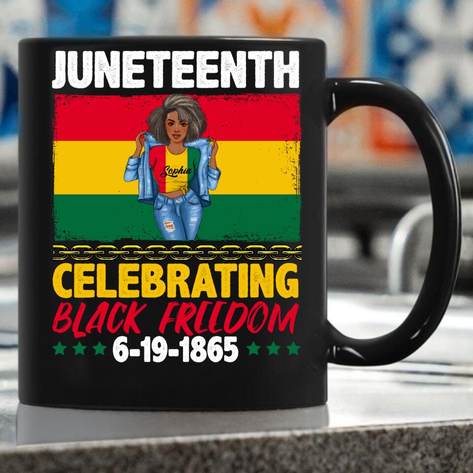 Juneteenth Shirt, Custom Juneteenth Shirt, Juneteenth Celebrate Black Freedom T-Shirt