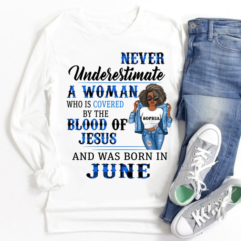 June Birthday Shirt, Custom Birthday Shirt, Queens Born In June, June Birthday Shirts For Woman, June Birthday Gifts