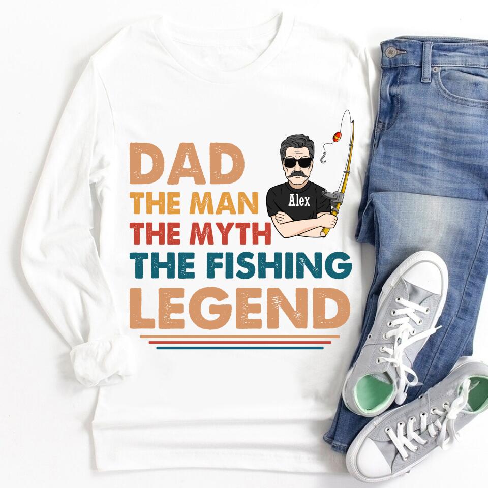 Personalized Fathers Day Shirts, Father‘s Day T Shirts, Fathers Day Fishing Shirt, Fathers Day Shirts For Dad, Happy Fathers Day Shirts, Father Day Gift