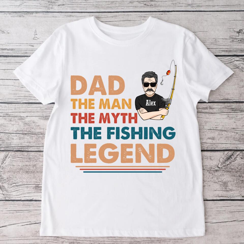 Personalized Fathers Day Shirts, Father‘s Day T Shirts, Fathers Day Fishing Shirt, Fathers Day Shirts For Dad, Happy Fathers Day Shirts, Father Day Gift