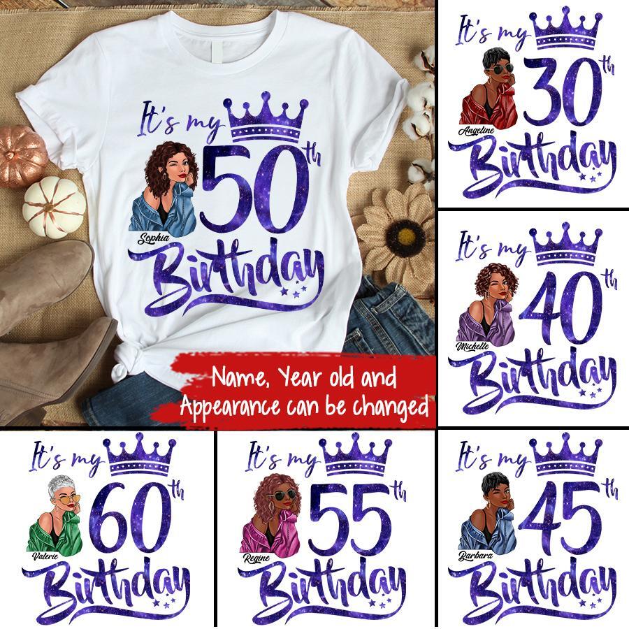 Custom Birthday Shirt, Birthday Shirt, Gifts For Birthday, Birthday Shirts For Her, Birthday Shirts for Women, It&#39;s my Birthday Shirt - HCT