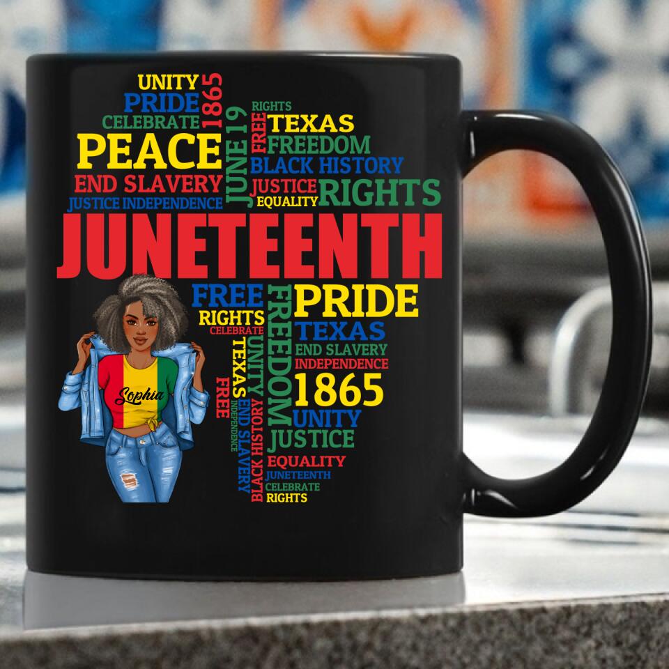 Juneteenth Shirt, Custom Juneteenth Shirt, Freedom Juneteenth June 19th 1865 Black Freedom Independence T-Shirt