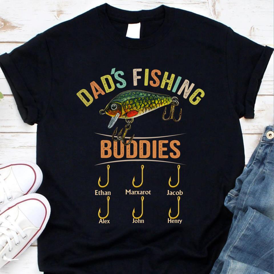 Personalized Fathers Day Shirts, Father‘s Day T Shirts, Fathers Day Fishing Shirt, Fathers Day Shirts For Dad, Happy Fathers Day Shirts, Father Day Gift