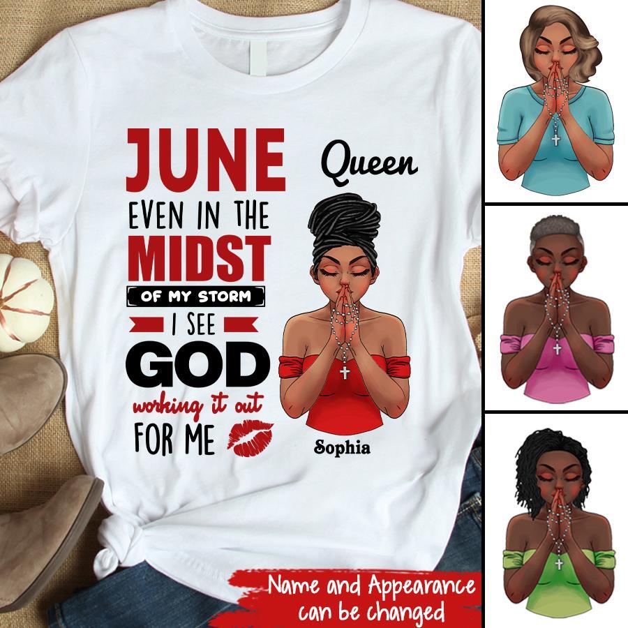 June Birthday Shirt, Custom Birthday Shirt, Queens Born In June, June Birthday Shirts For Woman, June Birthday Gifts