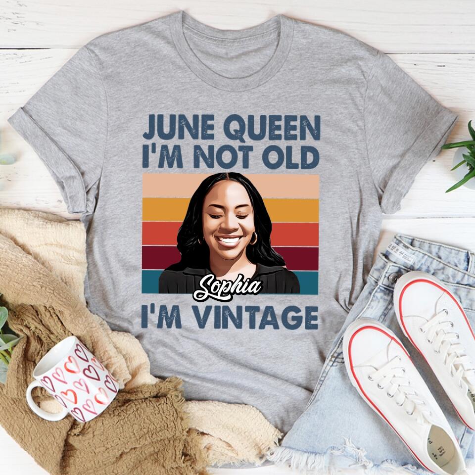 June Birthday Shirt, Custom Birthday Shirt, Queens Born In June, June Birthday Shirts For Woman, June Birthday Gifts