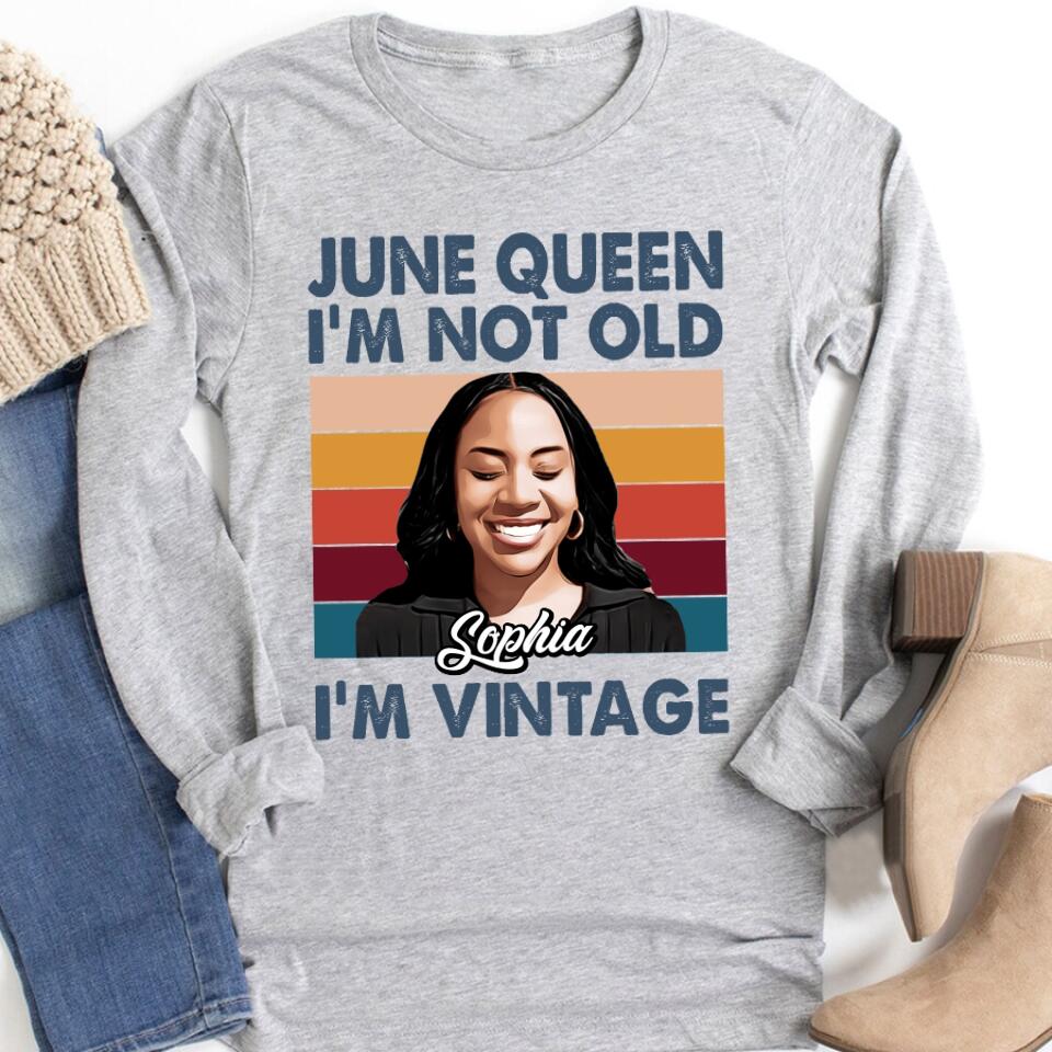June Birthday Shirt, Custom Birthday Shirt, Queens Born In June, June Birthday Shirts For Woman, June Birthday Gifts