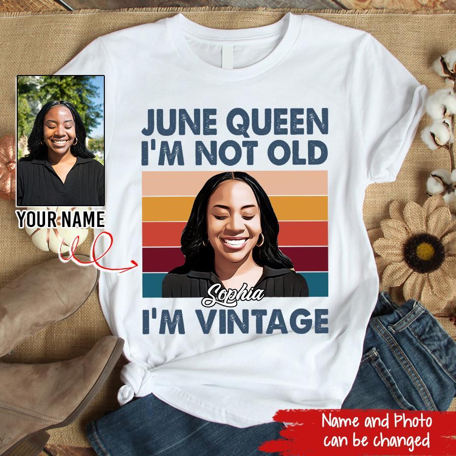 June Birthday Shirt, Custom Birthday Shirt, Queens Born In June, June Birthday Shirts For Woman, June Birthday Gifts