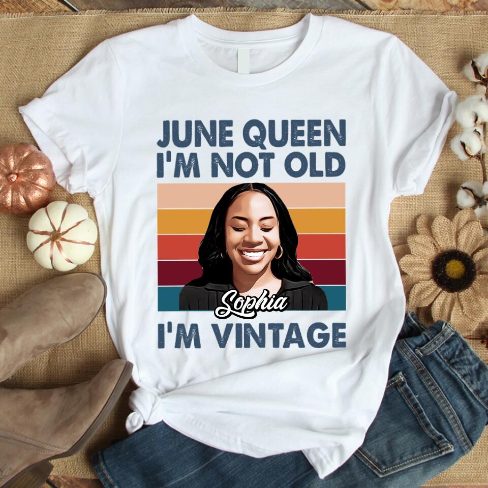 June Birthday Shirt, Custom Birthday Shirt, Queens Born In June, June Birthday Shirts For Woman, June Birthday Gifts