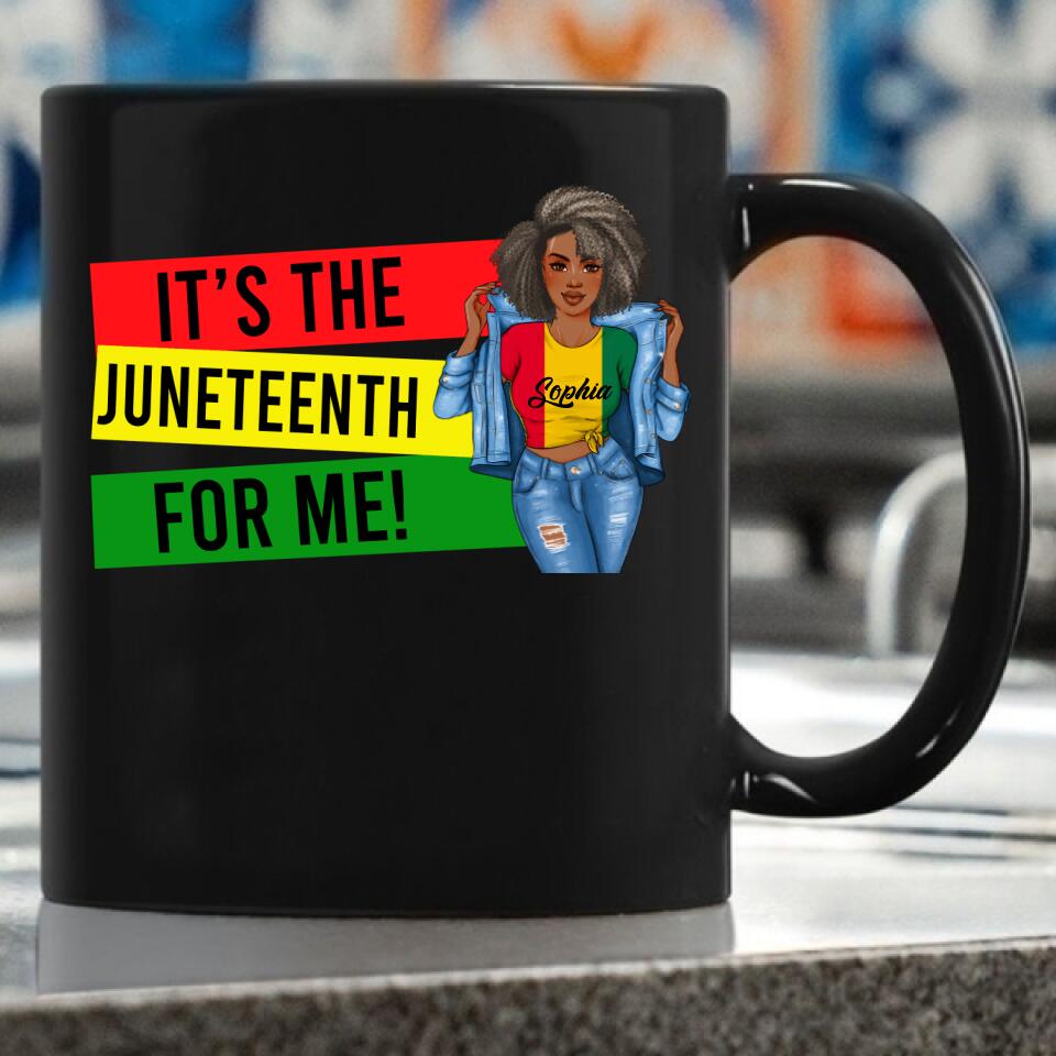 Juneteenth Shirt, Custom Juneteenth Shirt, It's The Juneteenth For Me, Free-ish Since 1865 Independence T-Shirt