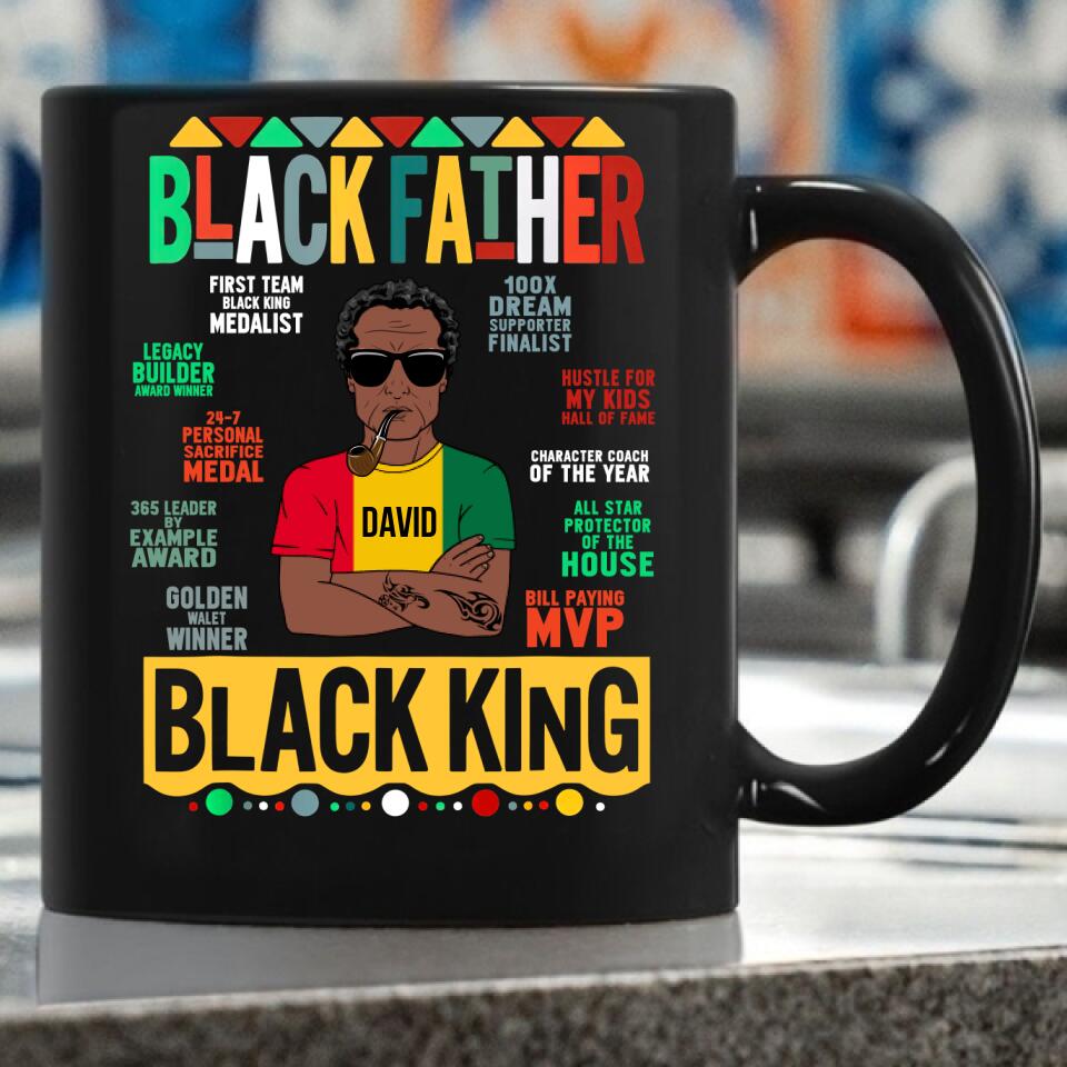 Juneteenth Shirt, Custom Juneteenth Shirt, Mens Black Father King Fathers Day Dad Matter Husband Dope Leader T-Shirt