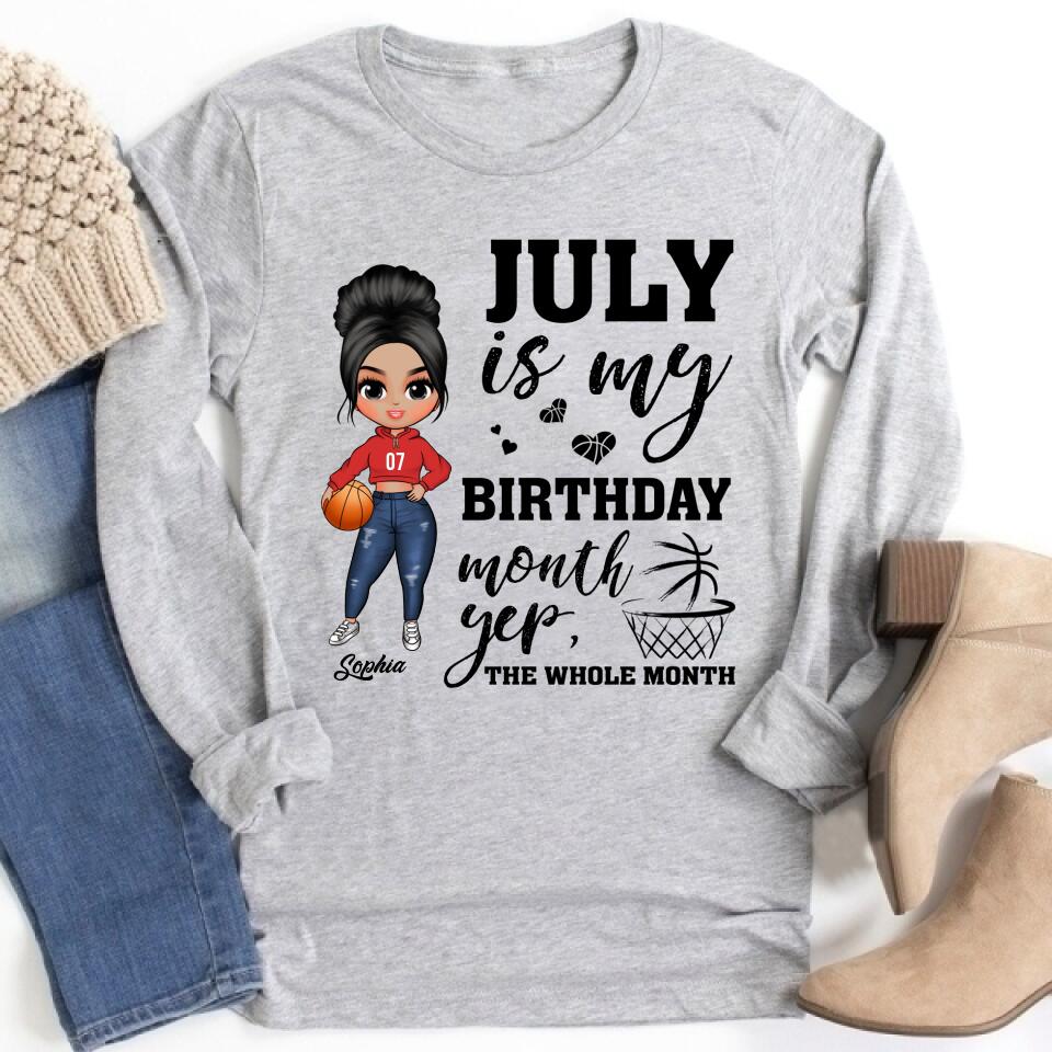 July Birthday Shirt, Custom Birthday Shirt, Queens Born In July, July Birthday Shirts For Woman, July Birthday Gifts