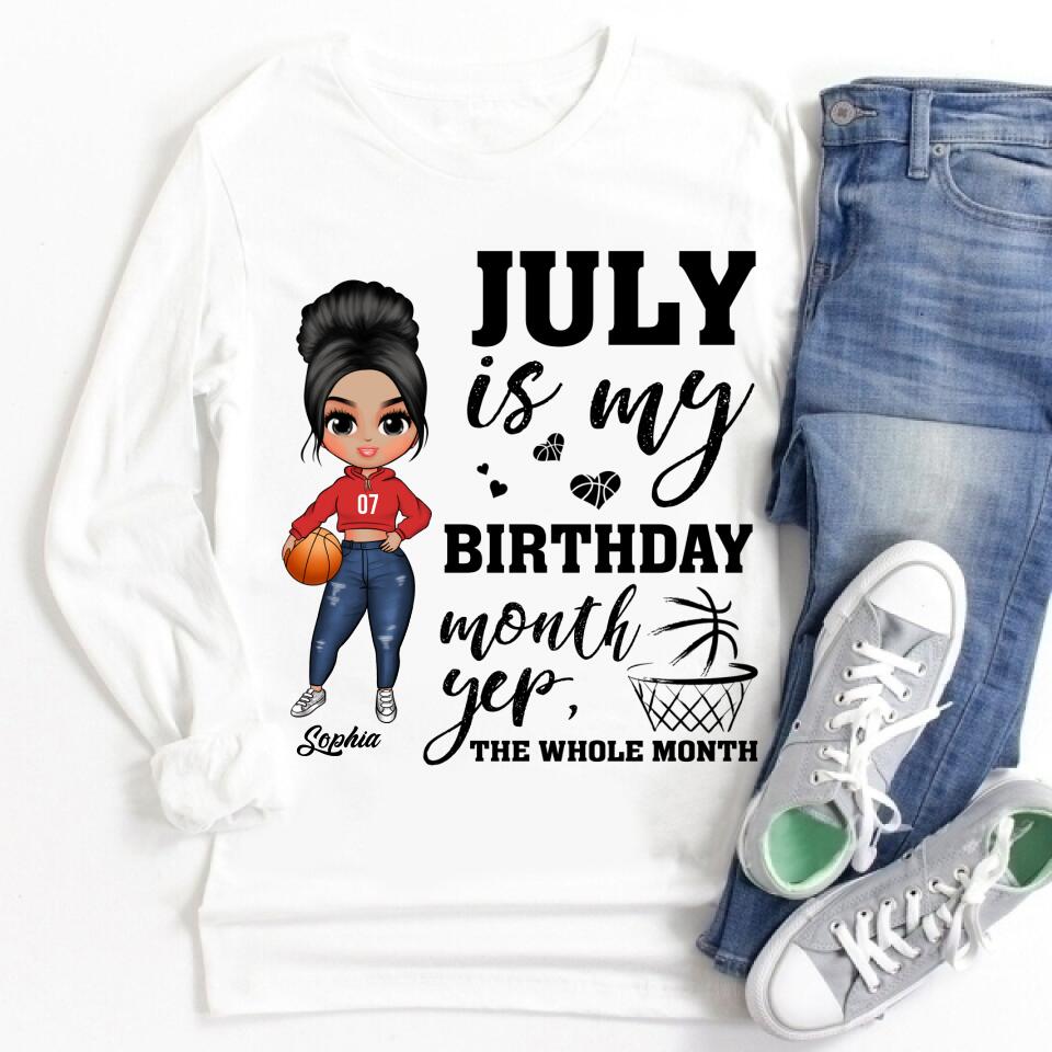 July Birthday Shirt, Custom Birthday Shirt, Queens Born In July, July Birthday Shirts For Woman, July Birthday Gifts