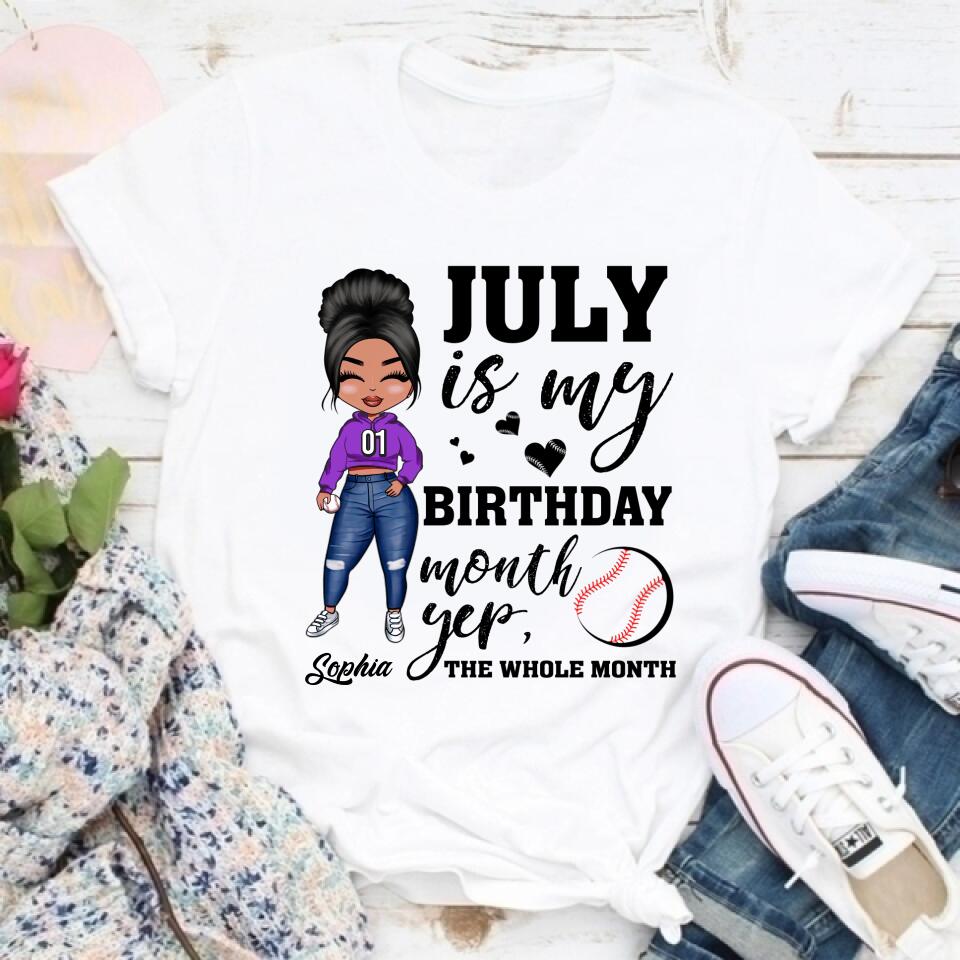 July Birthday Shirt, Custom Birthday Shirt, Queens Born In July, July Birthday Shirts For Woman, July Birthday Gifts
