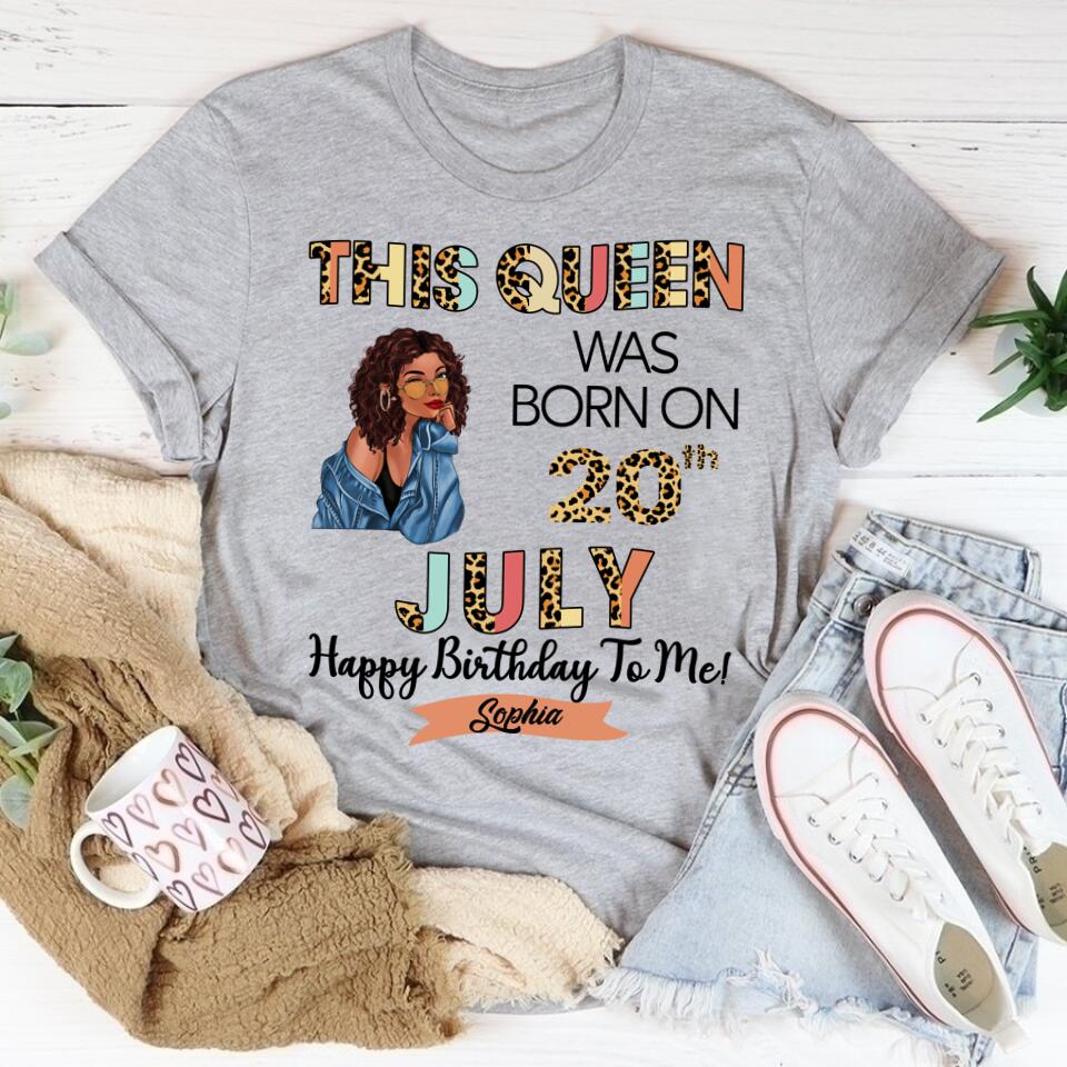 July Birthday Shirt, Custom Birthday Shirt, Queens Born In July, July Birthday Gifts, July shirts for Woman