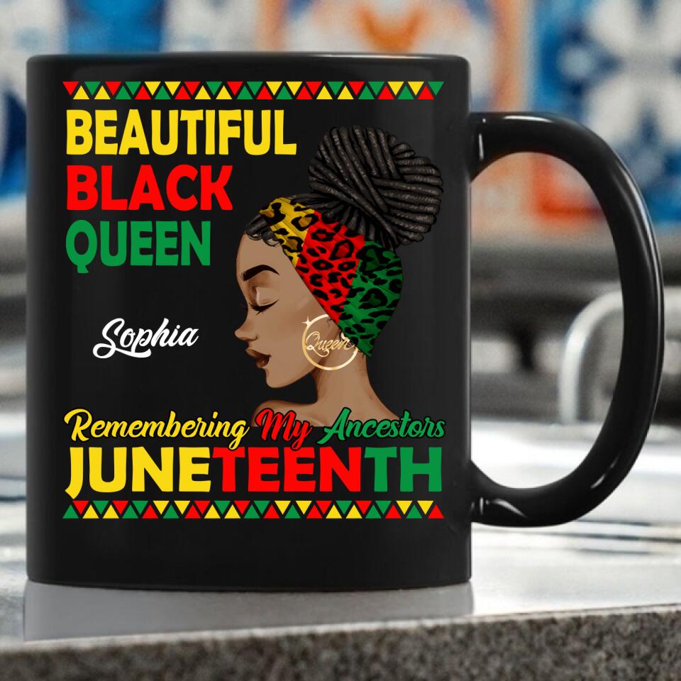 Juneteenth Shirt, Custom Juneteenth Shirt, Remembering My Ancestors Juneteenth Black Freedom 1865 Lover T-Shirt