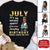 July Birthday Shirt, Custom Birthday Shirt, Queens Born In July, July Birthday Shirts For Woman, July Birthday Gifts