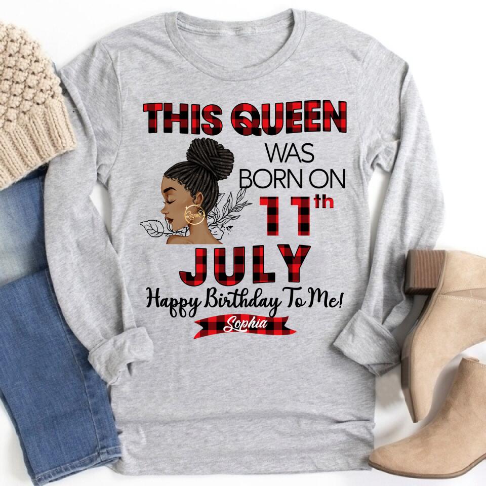 July Birthday Shirt, Custom Birthday Shirt, Queens Born In July, July Birthday Shirts For Woman, July Birthday Gifts