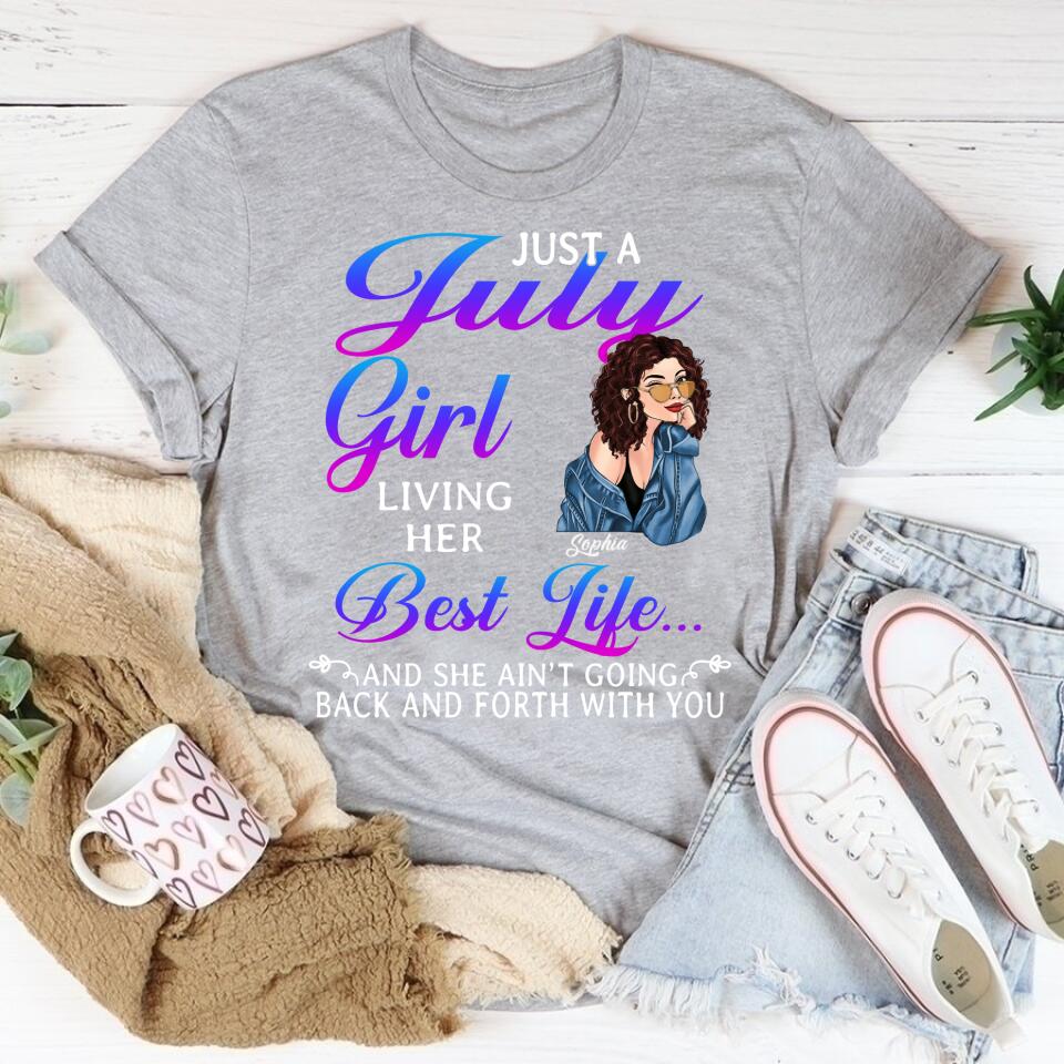 July Birthday Shirt, Custom Birthday Shirt, Queens Born In July, July Birthday Shirts For Woman, July Birthday Gifts