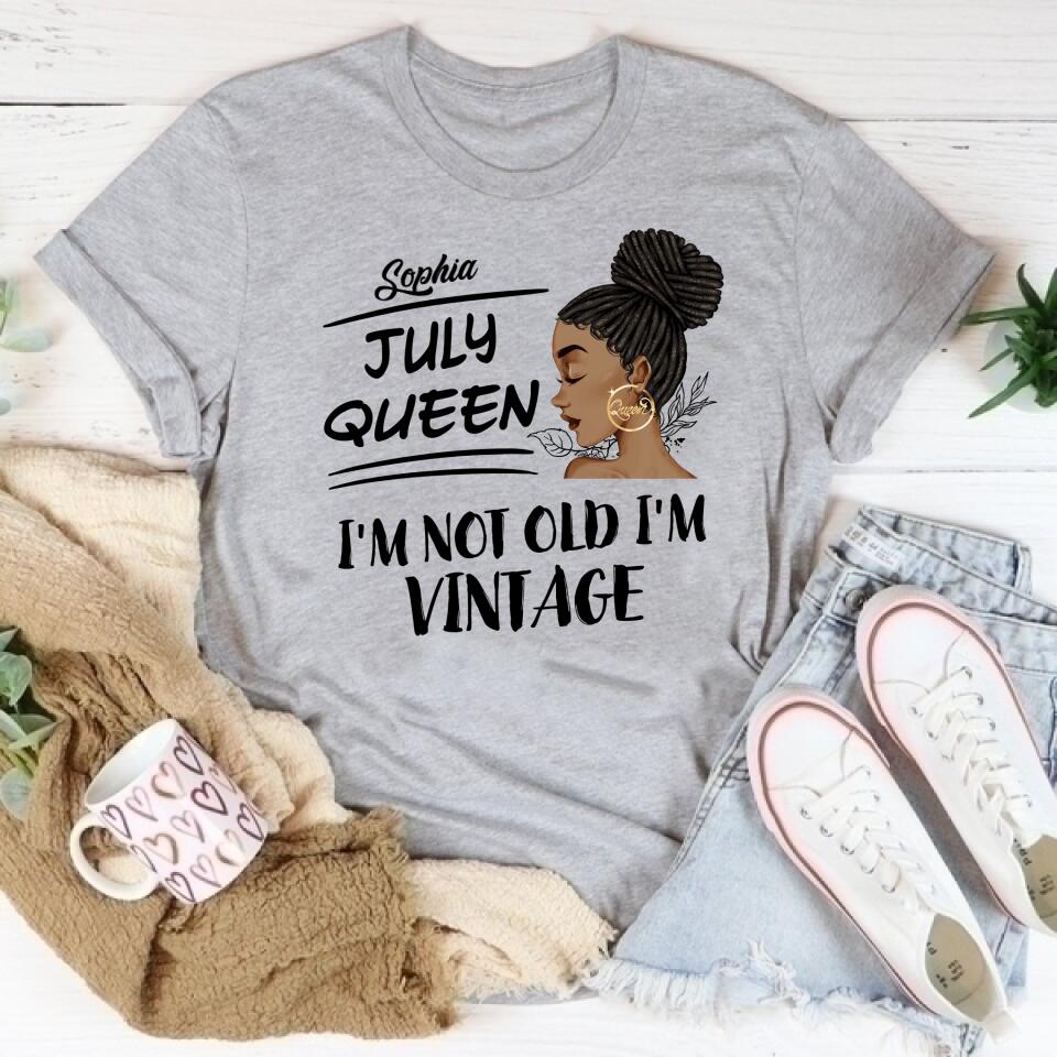 July Birthday Shirt, Custom Birthday Shirt, Queens Born In July, July Birthday Shirts For Woman, July Birthday Gifts
