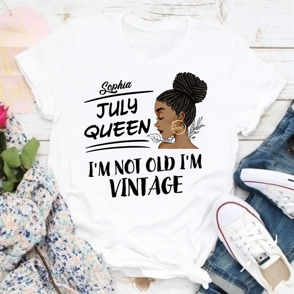 July Birthday Shirt, Custom Birthday Shirt, Queens Born In July, July Birthday Shirts For Woman, July Birthday Gifts