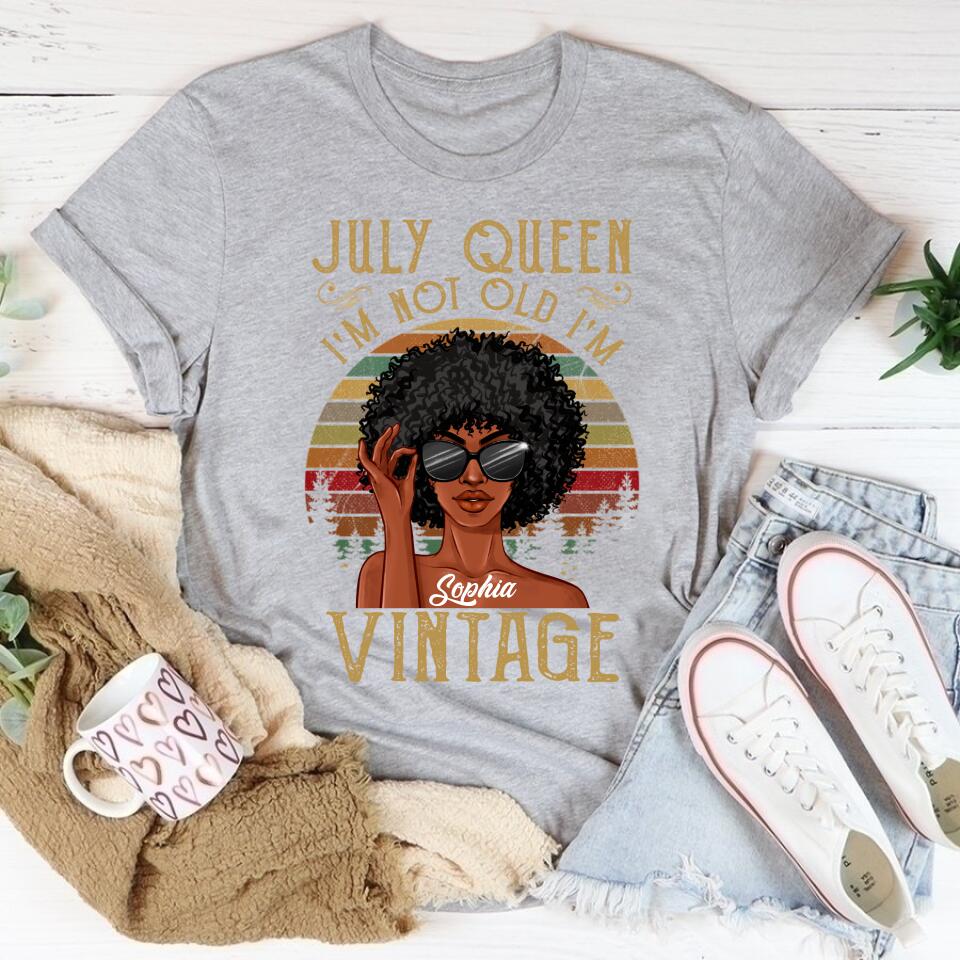 July Birthday Shirt, Custom Birthday Shirt, Queens Born In July, July Birthday Shirts For Woman, July Birthday Gifts