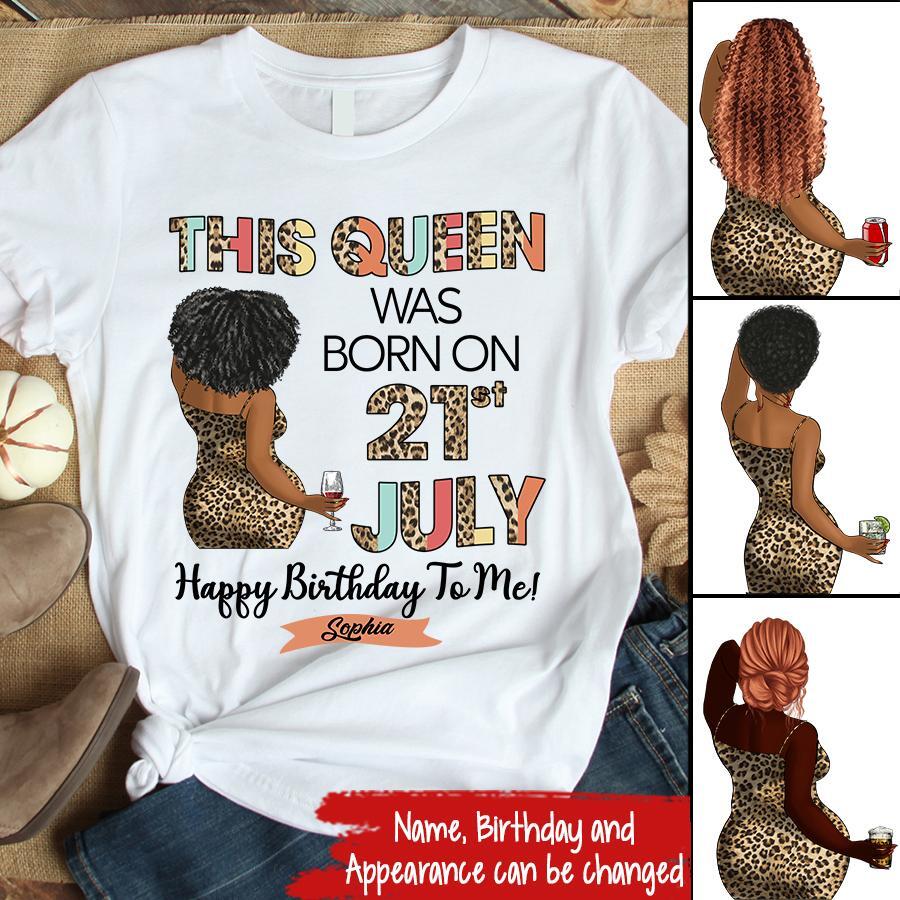 July Birthday Shirt, Custom Birthday Shirt, Queens Born In July, July Birthday Shirts For Woman, July Birthday Gifts