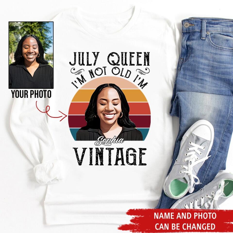 July Birthday Shirt, Custom Birthday Shirt, Queens Born In July, July Birthday Shirts For Woman, July Birthday Gifts