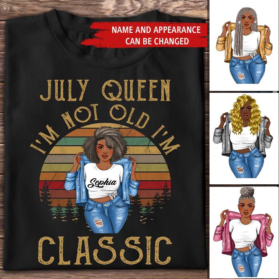 July Birthday Shirt, Custom Birthday Shirt, Queens Born In July, July Birthday Shirts For Woman, July Birthday Gifts