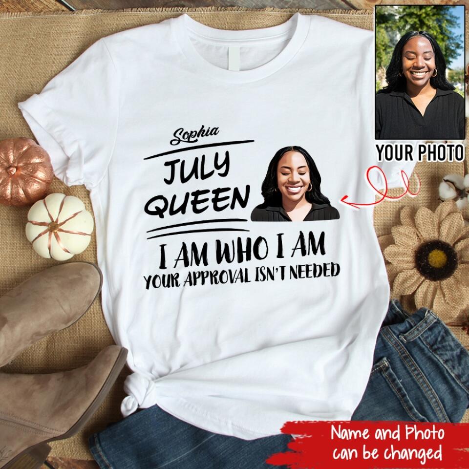 July Birthday Shirt, Custom Birthday Shirt, Queens Born In July, July Birthday Shirts For Woman, July Birthday Gifts