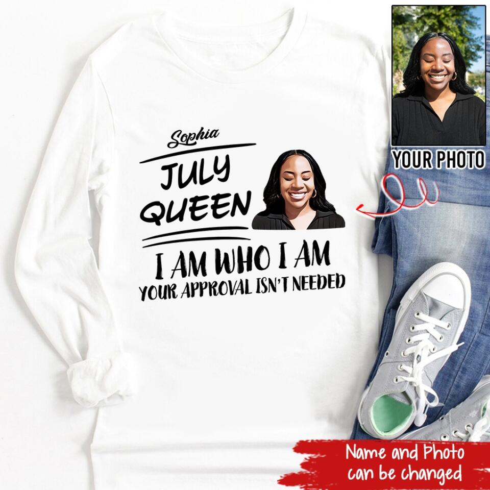 July Birthday Shirt, Custom Birthday Shirt, Queens Born In July, July Birthday Shirts For Woman, July Birthday Gifts