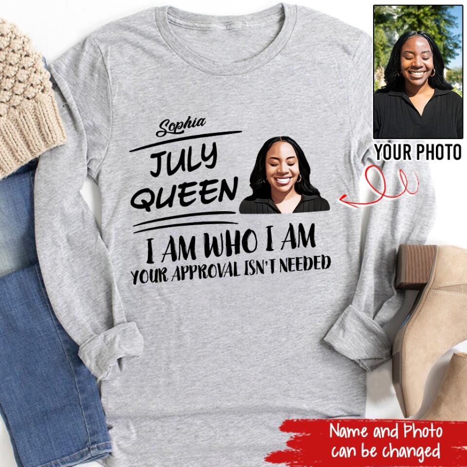 July Birthday Shirt, Custom Birthday Shirt, Queens Born In July, July Birthday Shirts For Woman, July Birthday Gifts