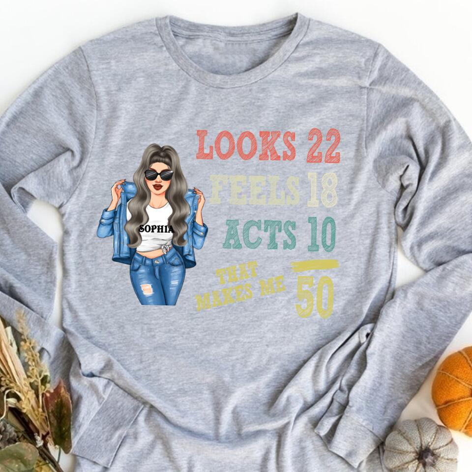 50th Birthday Shirts, Custom Birthday Shirts, Turning 50 Shirt, Gifts For Women Turning 50, 50 And Fabulous Shirt, 1973 Shirt