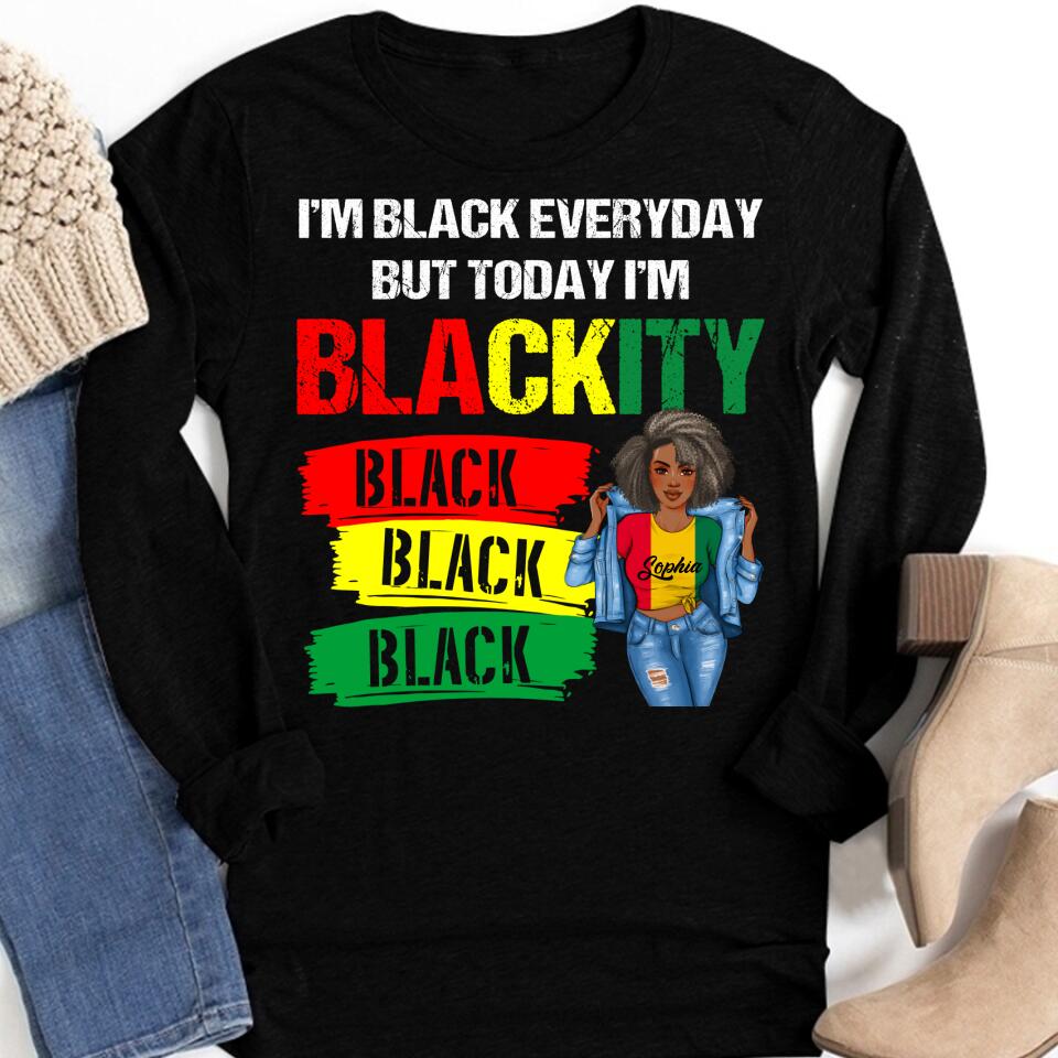 Juneteenth Shirt, Custom Juneteenth Shirt, I'm Blackity Black African American Black Power Juneteenth T-Shirt