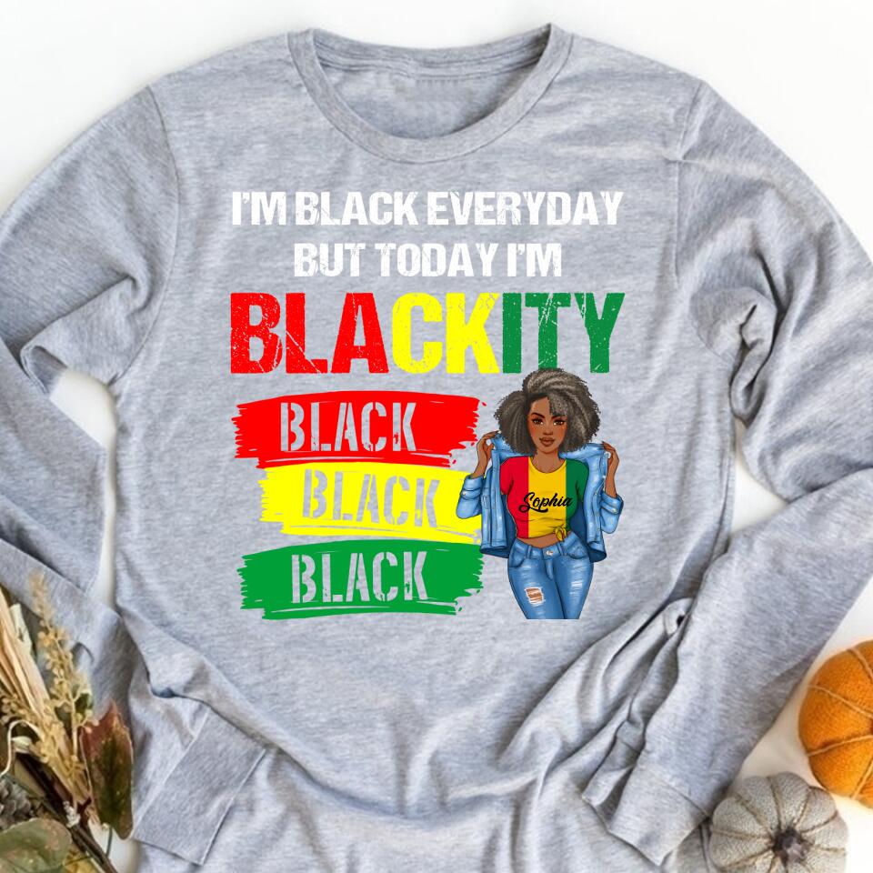 Juneteenth Shirt, Custom Juneteenth Shirt, I'm Blackity Black African American Black Power Juneteenth T-Shirt