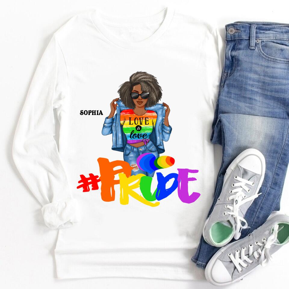 Love is Love Shirt, LGBT Pride Shirt, Women Rainbow Shirt, LGBT Shirts, Love Wins Graphic T-Shirt, Equality, Gift
