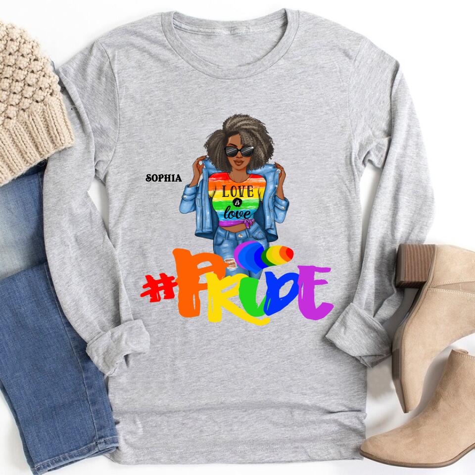 Love is Love Shirt, LGBT Pride Shirt, Women Rainbow Shirt, LGBT Shirts, Love Wins Graphic T-Shirt, Equality, Gift