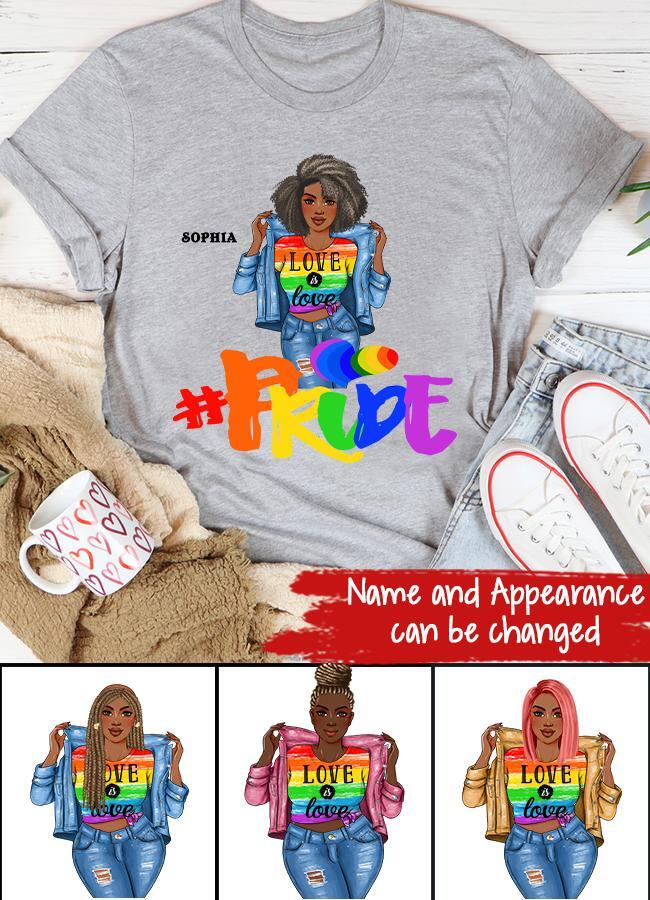 Love is Love Shirt, LGBT Pride Shirt, Women Rainbow Shirt, LGBT Shirts, Love Wins Graphic T-Shirt, Equality, Gift