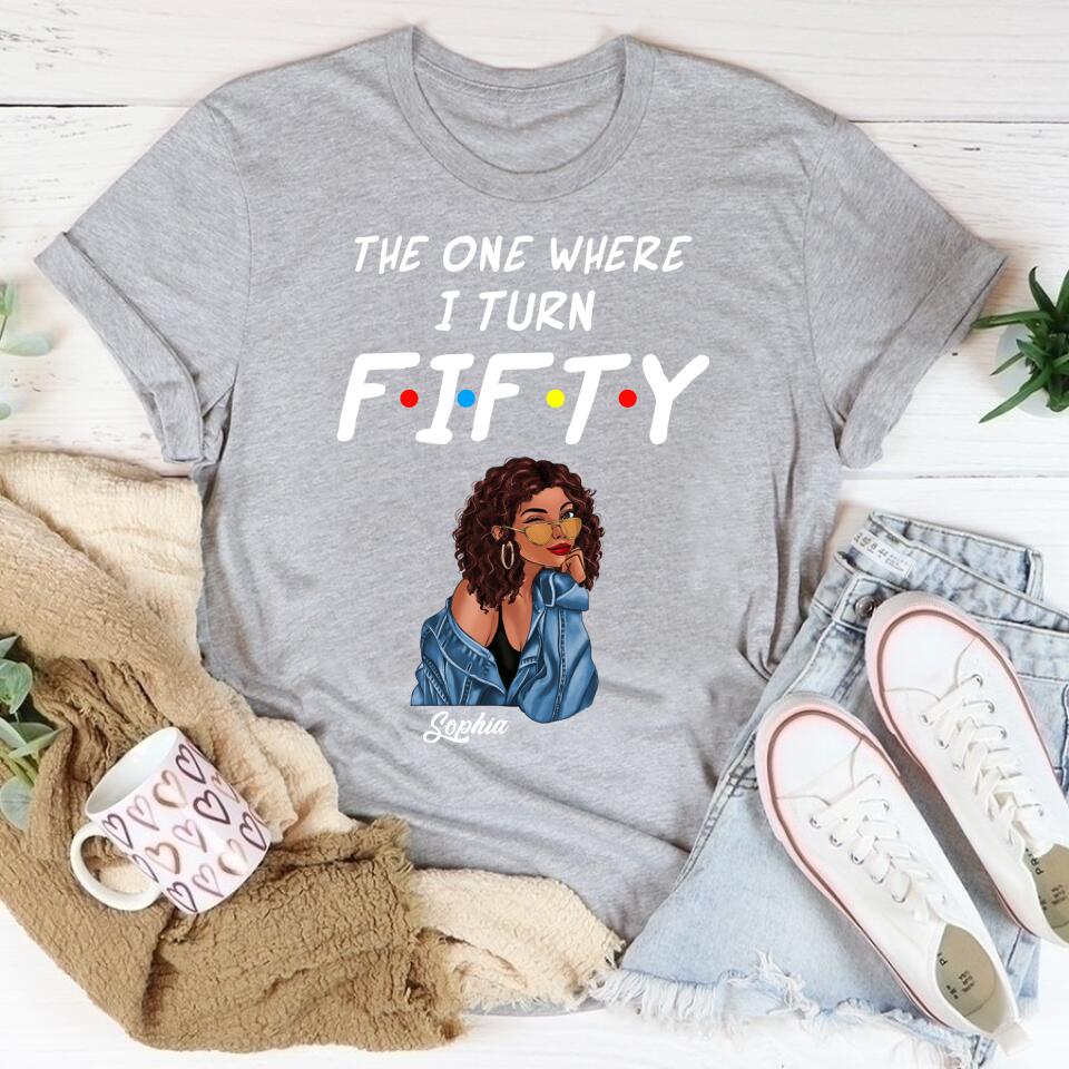 50th Birthday Shirts, Custom Birthday Shirts, Turning 50 Shirt, Gifts For Women Turning 50, 50 And Fabulous Shirt, 1972 Shirt, 50th Birthday Shirts For Her