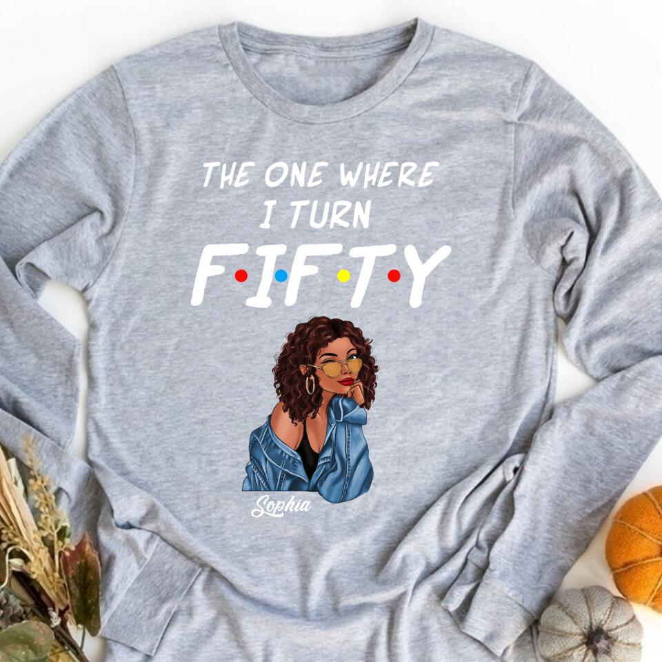 50th Birthday Shirts, Custom Birthday Shirts, Turning 50 Shirt, Gifts For Women Turning 50, 50 And Fabulous Shirt, 1972 Shirt, 50th Birthday Shirts For Her