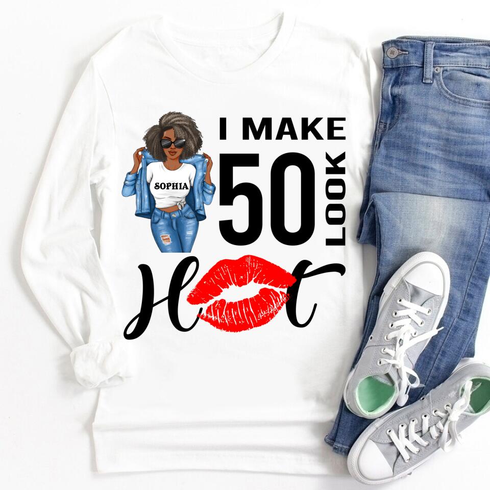 50th Birthday Shirts, Custom Birthday Shirts, Turning 50 Shirt, Gifts For Women Turning 50, 50 And Fabulous Shirt, 1972 Shirt, 50th Birthday Shirts For Her