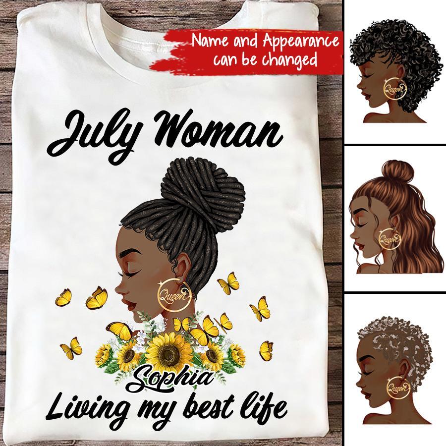 July Birthday Shirt, Custom Birthday Shirt, Queens Born In July, July Birthday Gifts, July Shirts For Woman